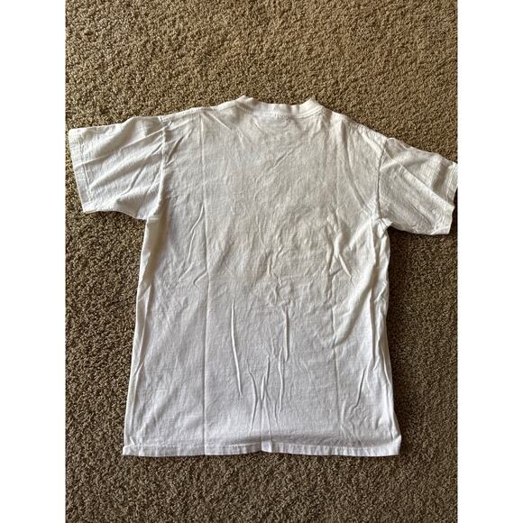 Vintage Just Do Me Neon Puff USA Made Oneita XXL White Single Stitch Parody Tee - Picture 4 of 6